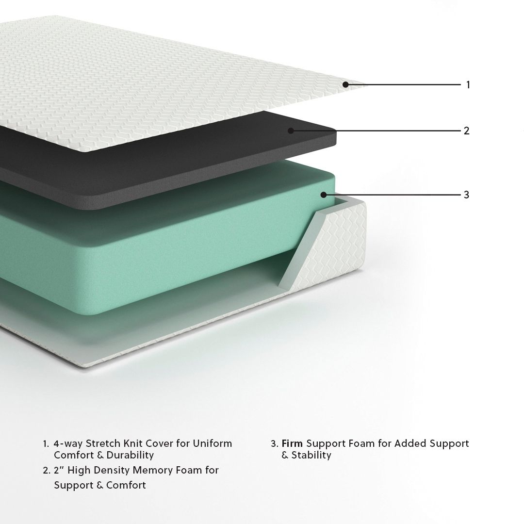 Chime - White - California King Mattress - 12-inch