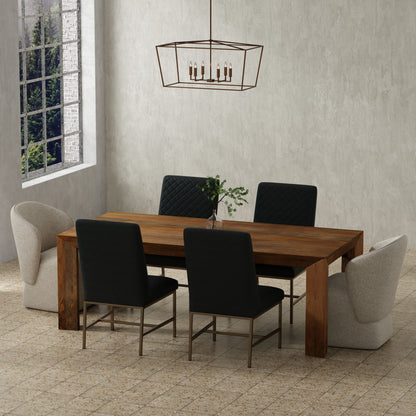 Crossings - Downtown Rectangular Dining Table - Amber