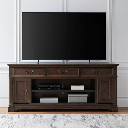 Fireplace TV Consoles - 84" Fireplace TV Console FTS - Brown