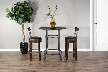 Metal Frame Counter Height Set