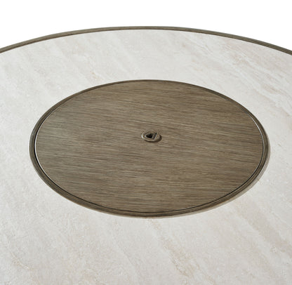 Rainier Ranch - Round Fire Pit Table - Beige