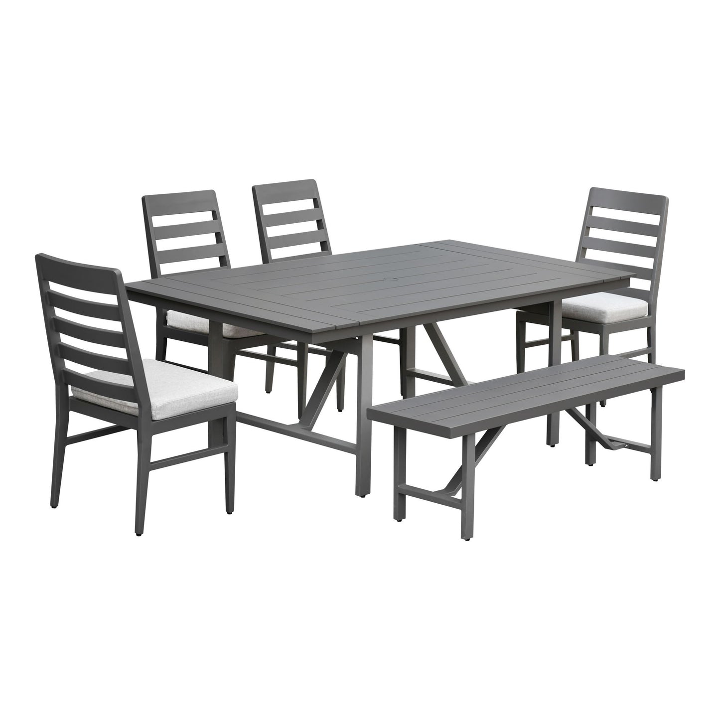 Navarro - Outdoor Dining Table - Mocha