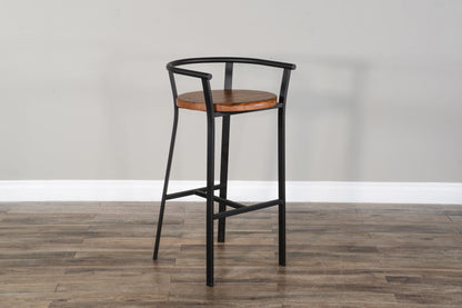 Metroflex - Barstool With Wood Seat