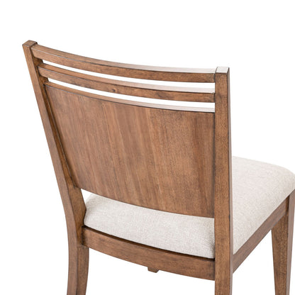 Shaker Lakes - Panel Back Side Chair - Harvest Brown