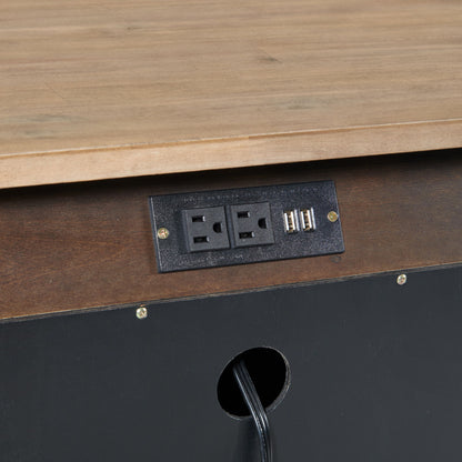 Transitions - Nightstand - Driftwood / Sable