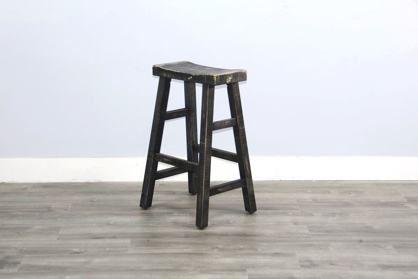 Marina - Stool With Wood Seat (Set of 2)