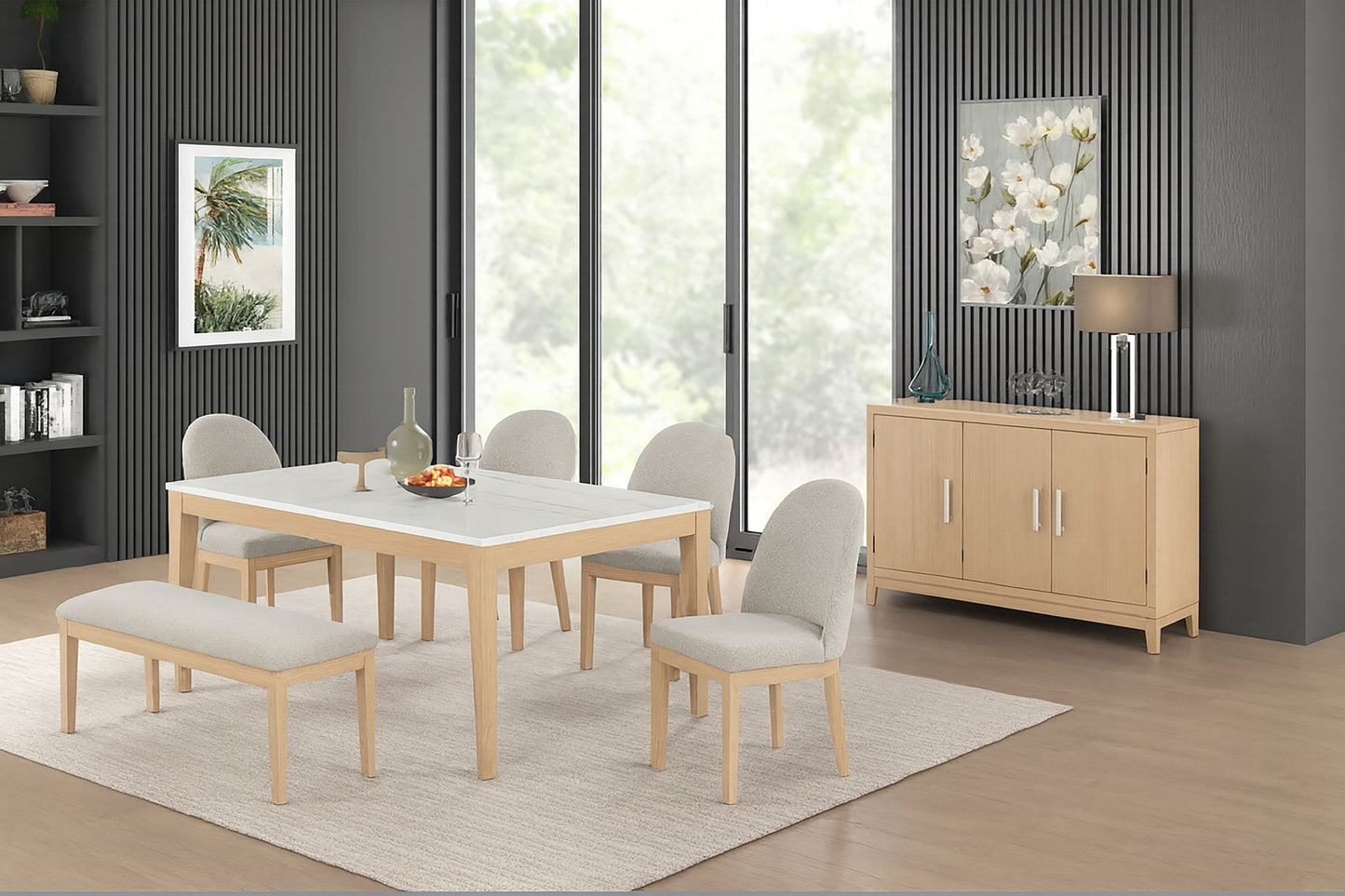 Essence - Upholstered Curved Back Chair