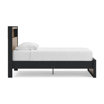 Kozmour - Bookcase Complete Bed Frame