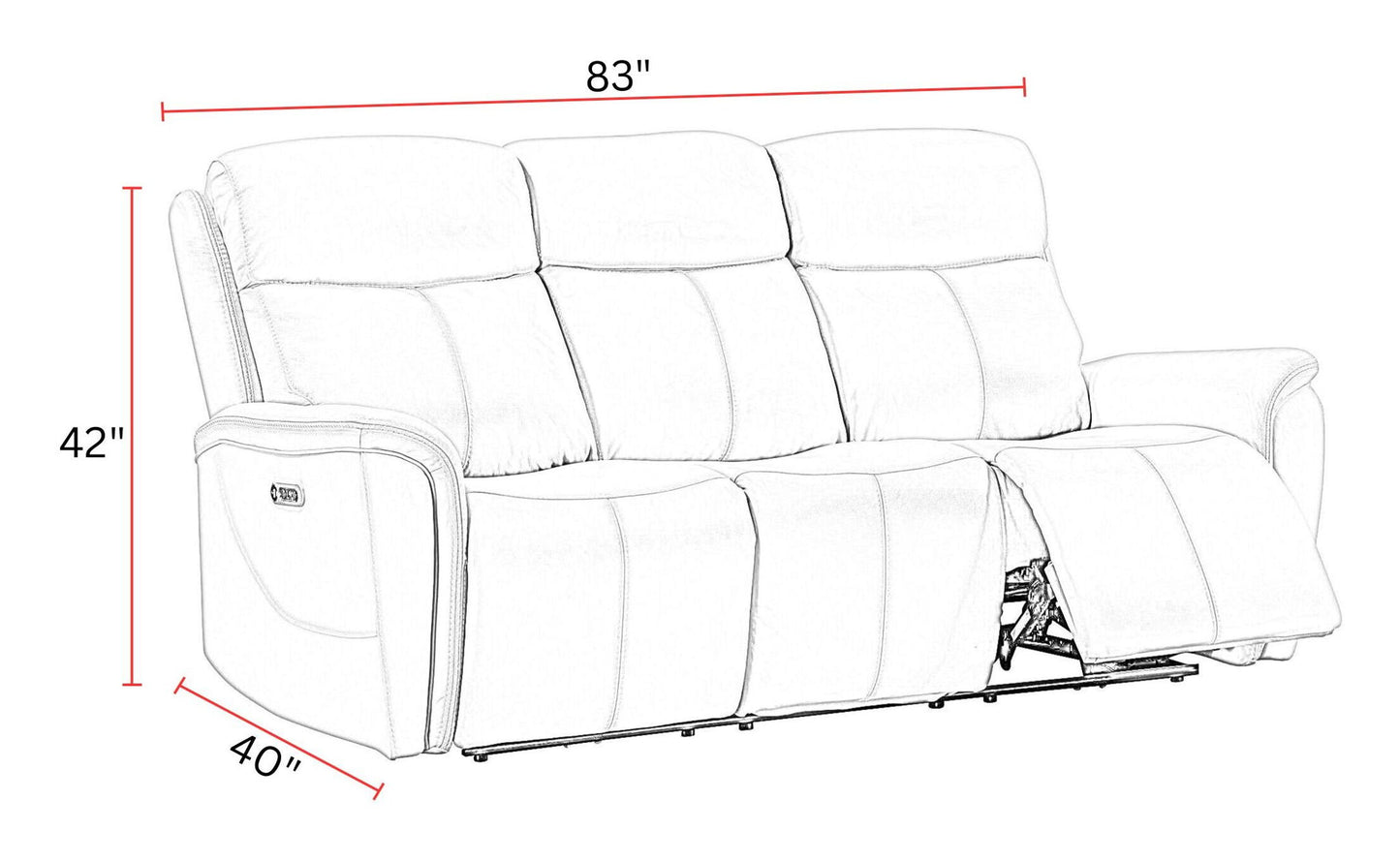 Cascade - Power Reclining Sofa Set