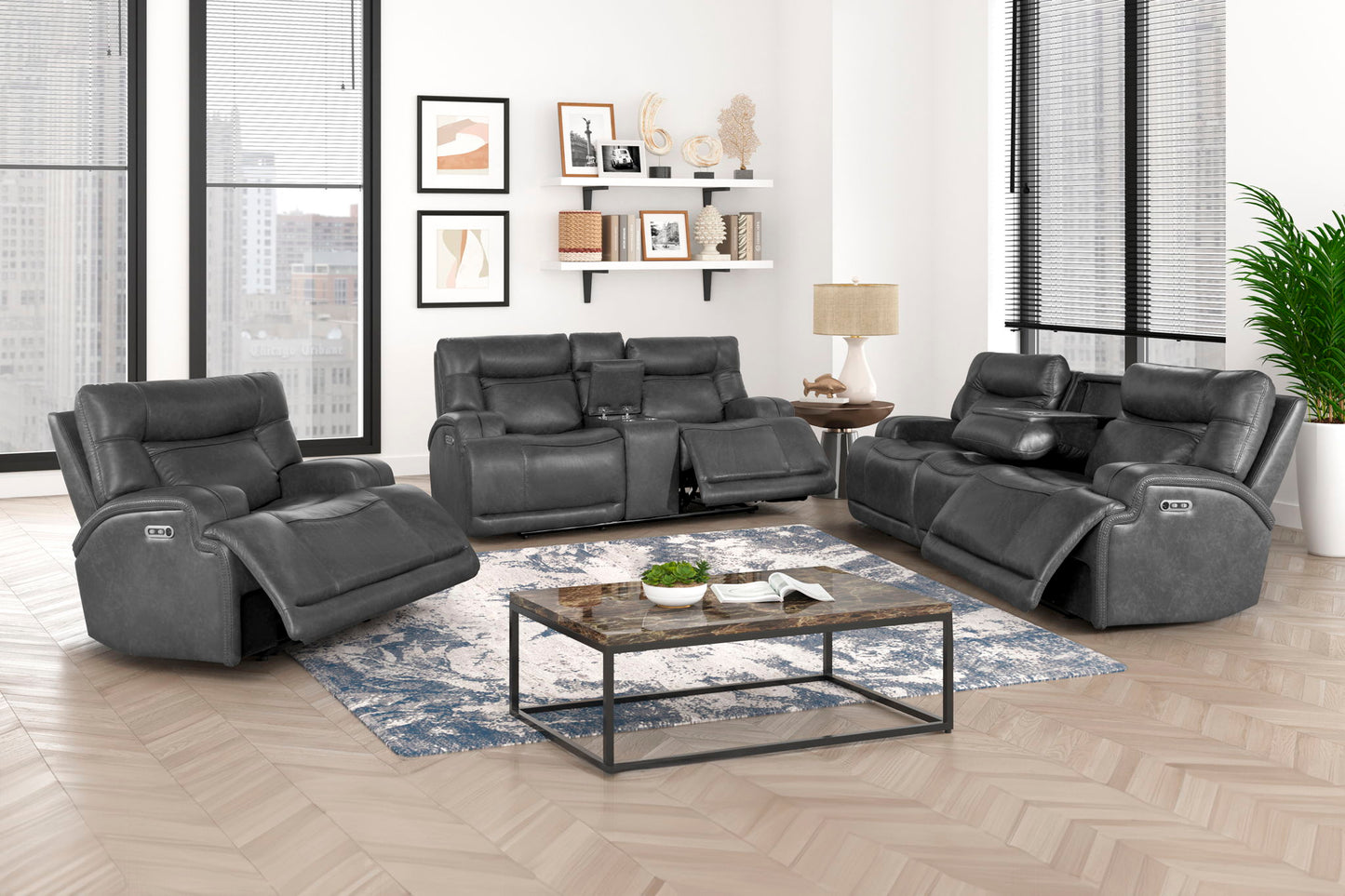 Titan - Sofa With Dual Recliner