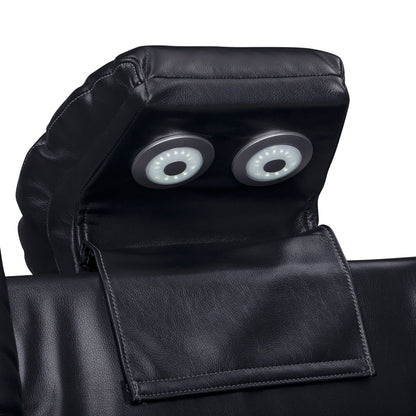 Orion II - Laf Sofa With Power Headrest & Footrest - Black