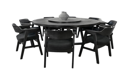 Mia - Large Round 7 Piece Dining Set - Umbra