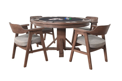 Cole - Dining Game Table - Cinder
