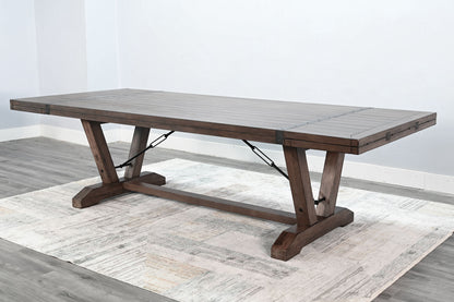 Doe Valley - Yellowstone Dining Table With Extensions With Folding Leaves - Buckskin