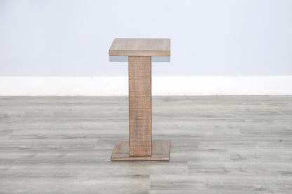 Arizona - Sofa Mate Table - Weathered Brown